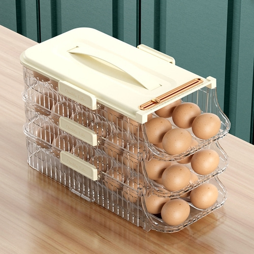 에그잇 자동정리 48구 계란케이스 냉장고 계란보관통