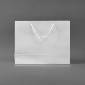 무지 가로형 쇼핑백(화이트)(35x26cm)종이쇼핑백