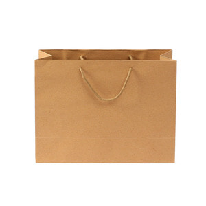 무지 가로형 쇼핑백(브라운)(28x20cm)종이쇼핑백