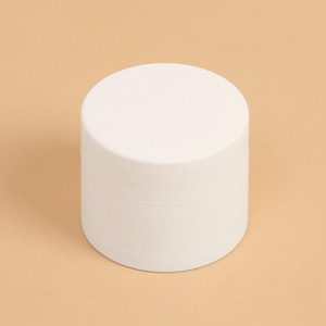 백색 리필 크림용기 5p세트 화이트 휴대용 화장품공병