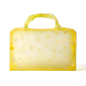 파스텔눈꽃 디자인 비치백 바캉스용 투명가방