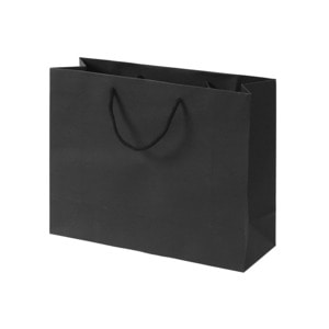 무지 가로형 쇼핑백(블랙)(35x26cm)종이쇼핑백
