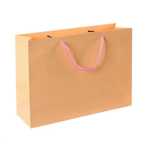 도트 종이쇼핑백(37.5x27.5cm) 선물포장 종이가방